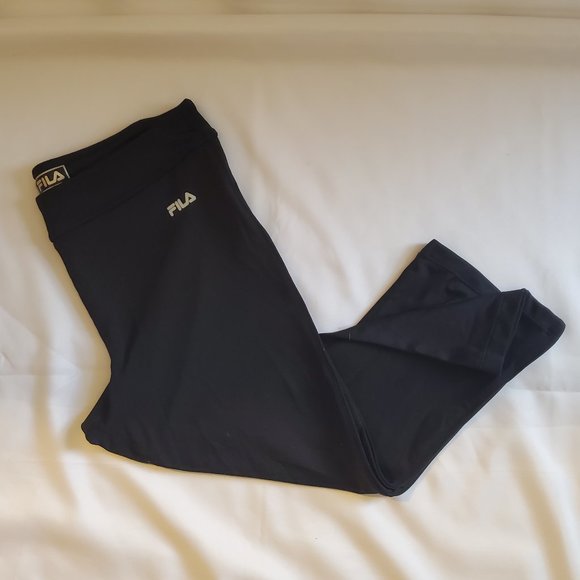 Fila Black Capris Leggings Size M - Picture 8 of 14